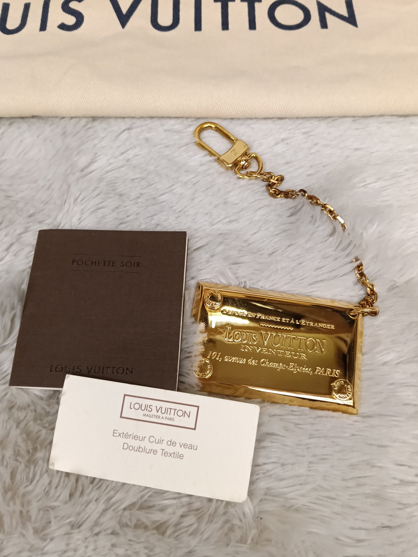 LV Altair Clutch Monogram Jacquard Brown 2012