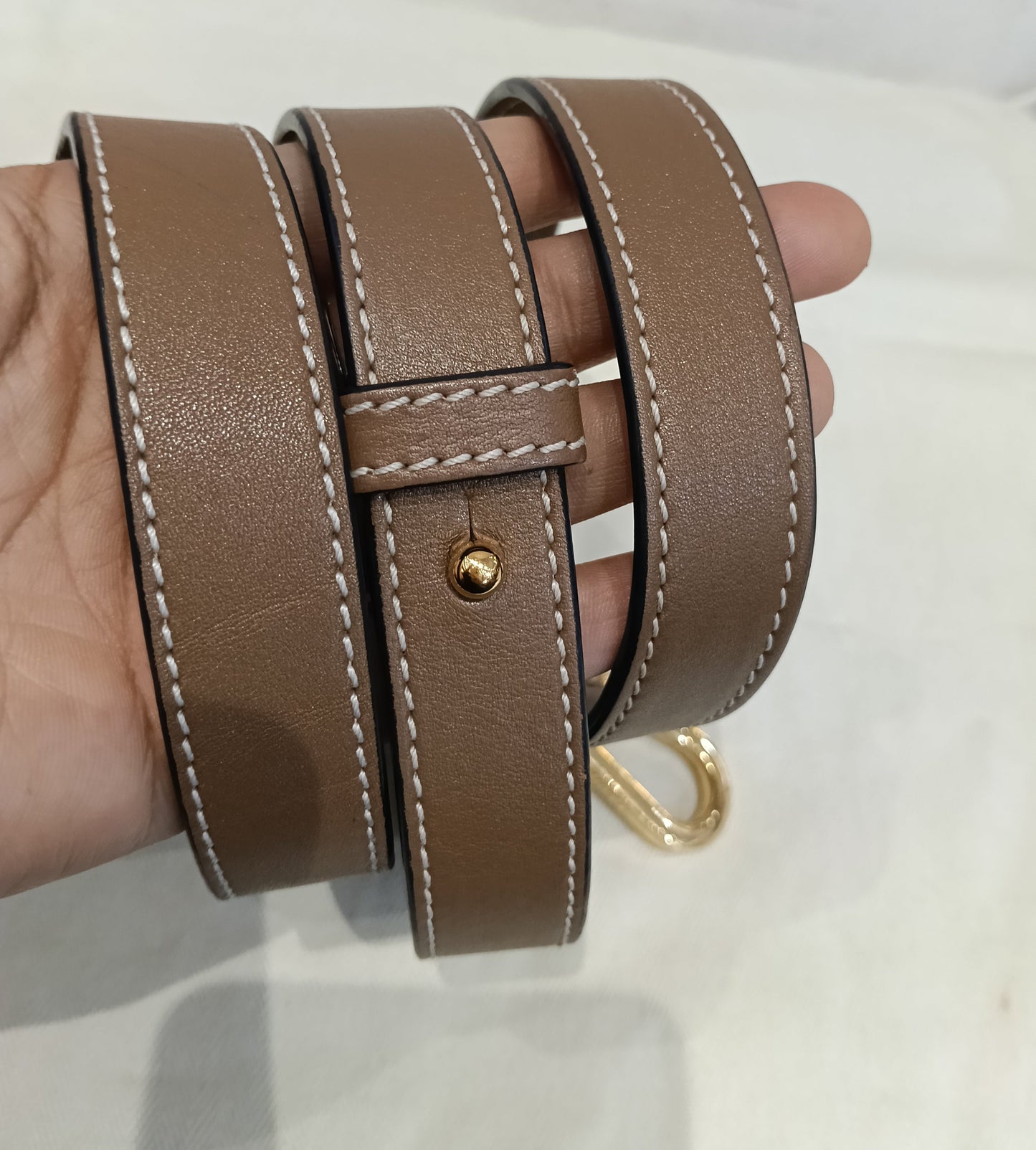 Loewe Puzzle Small Grained Sand Mink GHW 2020