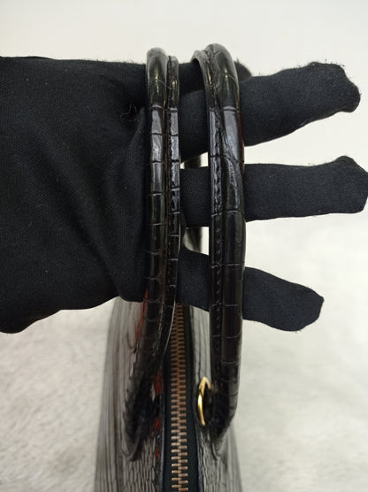 Bolide 27 Croco Porosus Black GHW #W circle