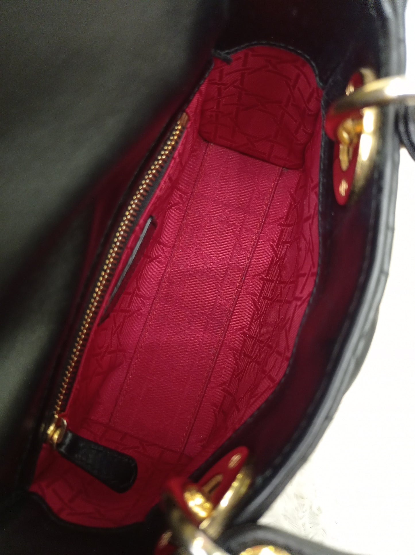 Lady Dior Mini Lamb Black GHW 2017