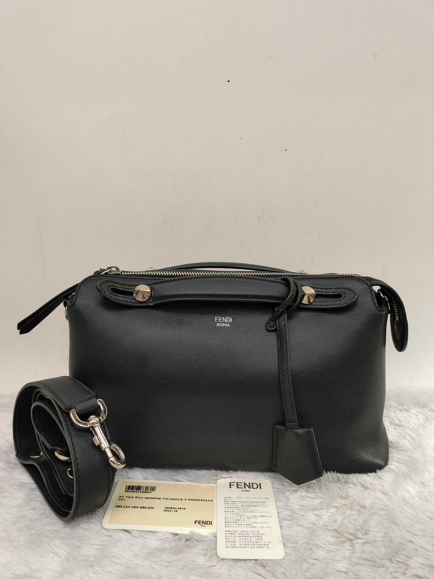 Fendi BTW Medium Black SHW 2016