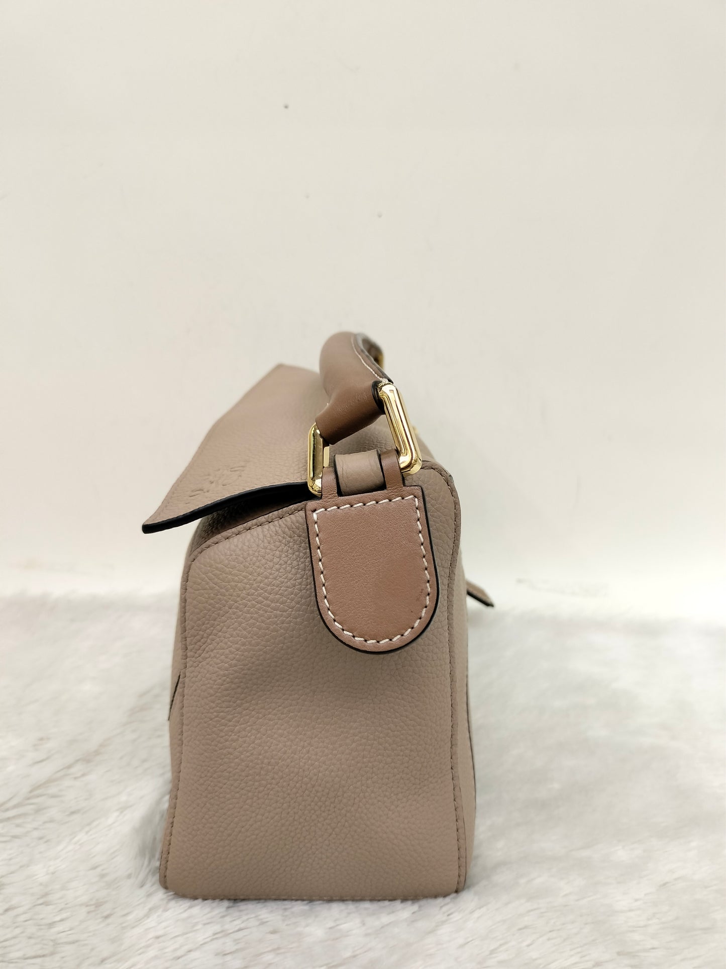 Loewe Puzzle Small Grained Sand Mink GHW 2020