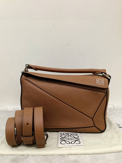 Loewe Puzzle Small Tan SHW 2021