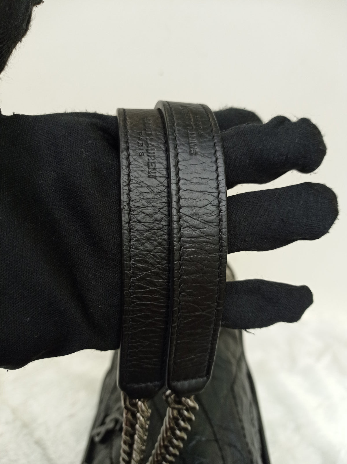 YsL Niki Medium Calfskin Black RHW 2018
