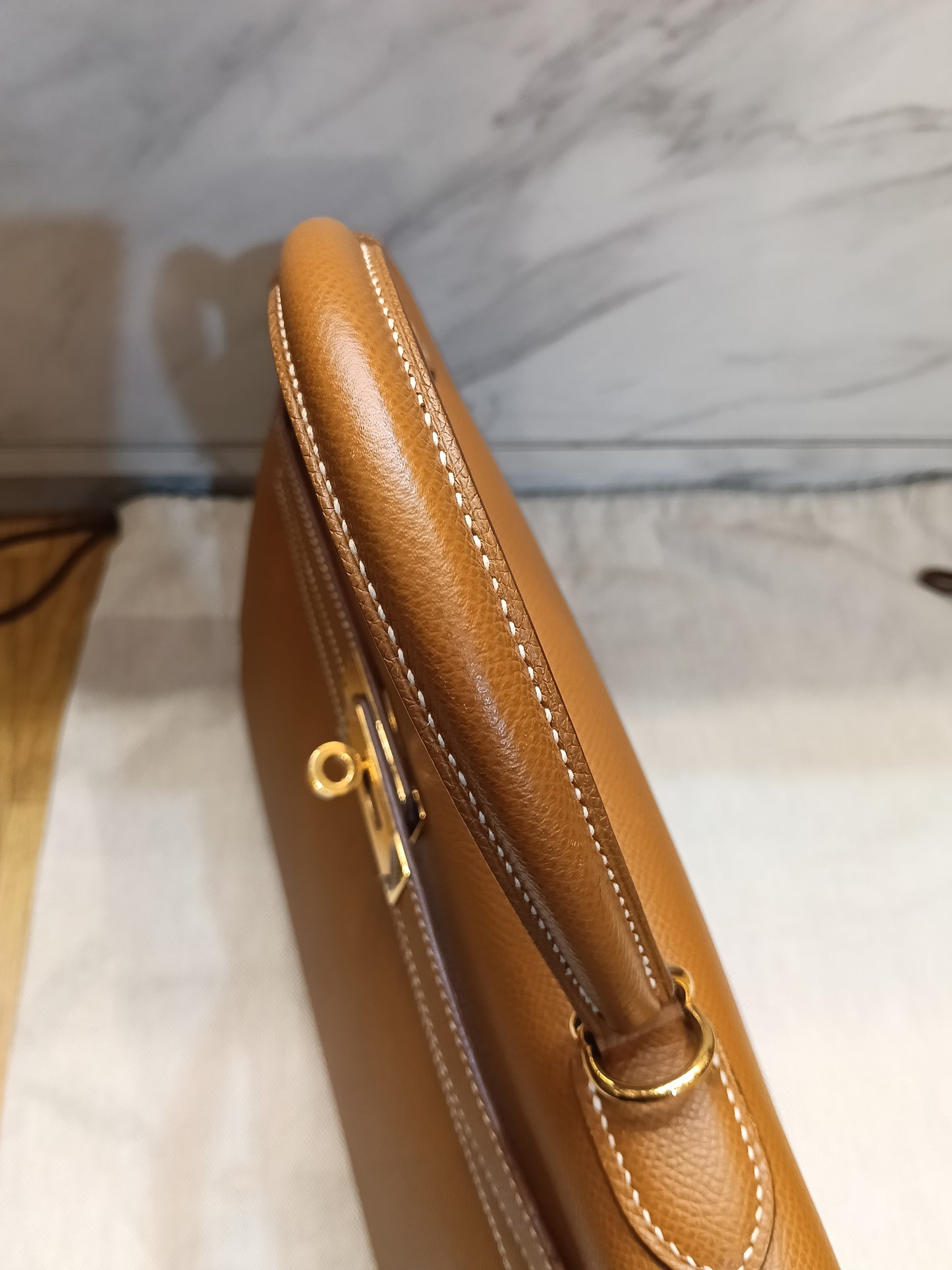 K32 Epsom Sellier Gold GHW #Q square