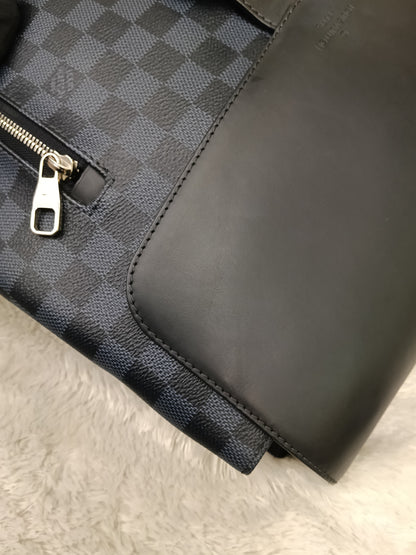 LV Newport Backpack Damier Graphite Cobalt 2016