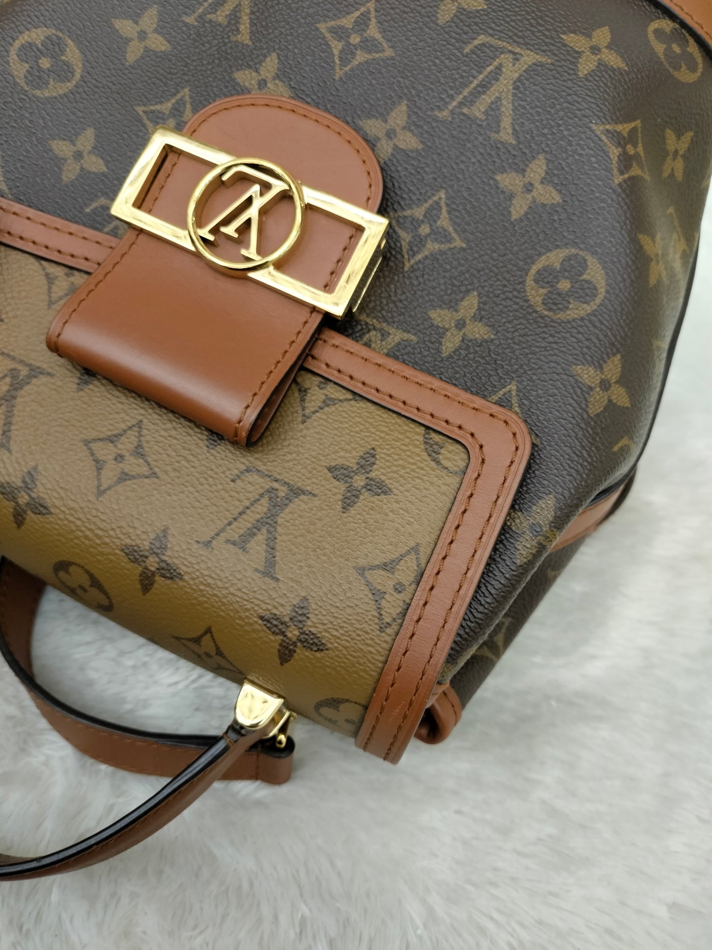 LV Dauphine Backpack Monogram Reverse 2020