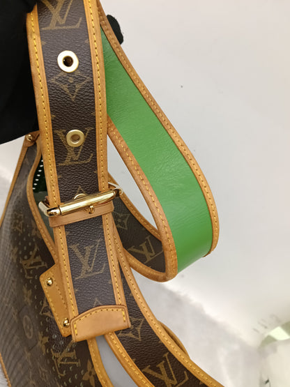 LV Musette Perforated Verde Monogram Green
