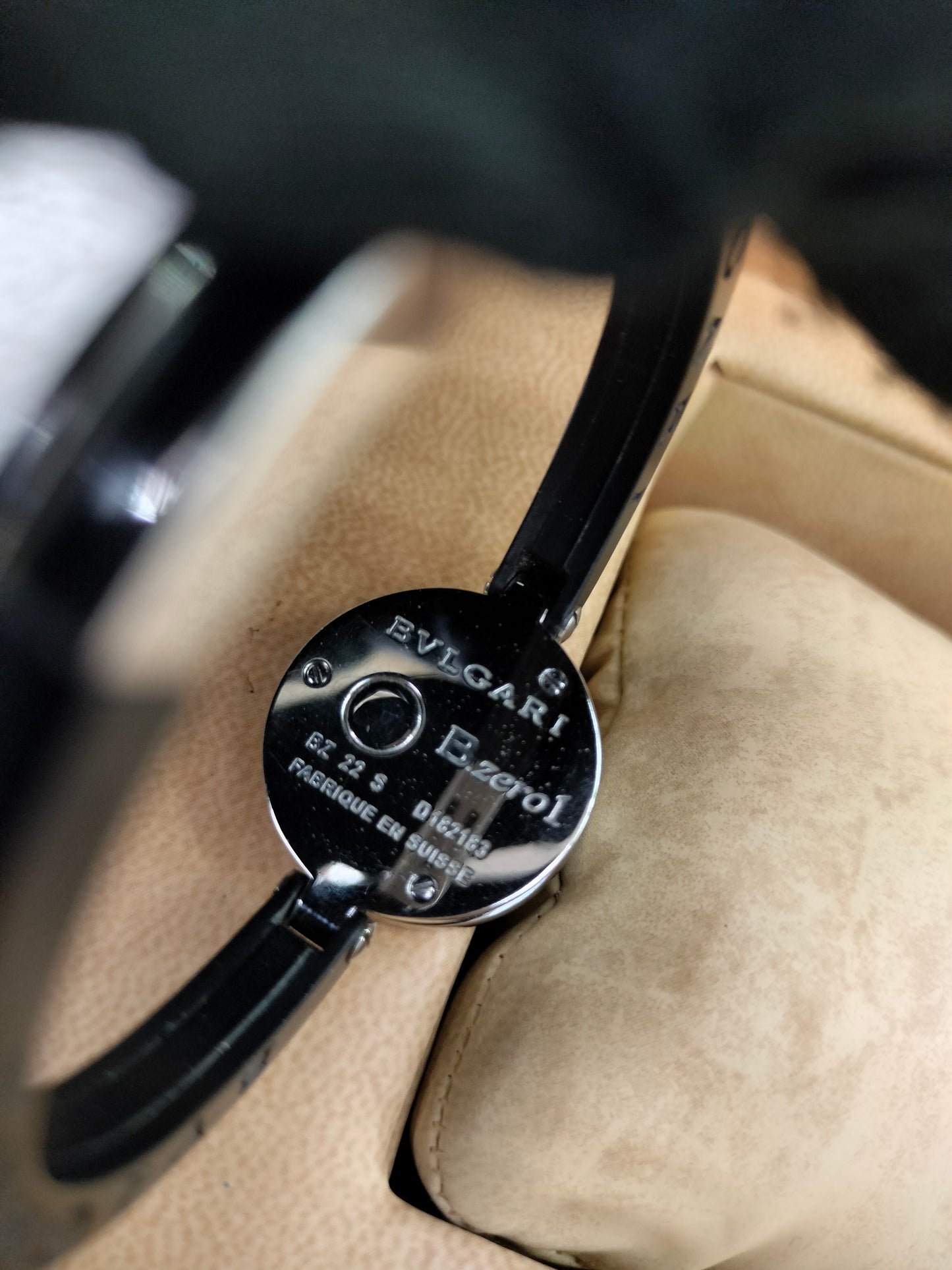 Bvlgari Zero Wrist Watch Black Diamond Bezel