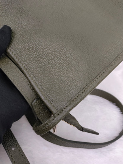 Longchamp Le Foulonne Crossbody Khaki GHW