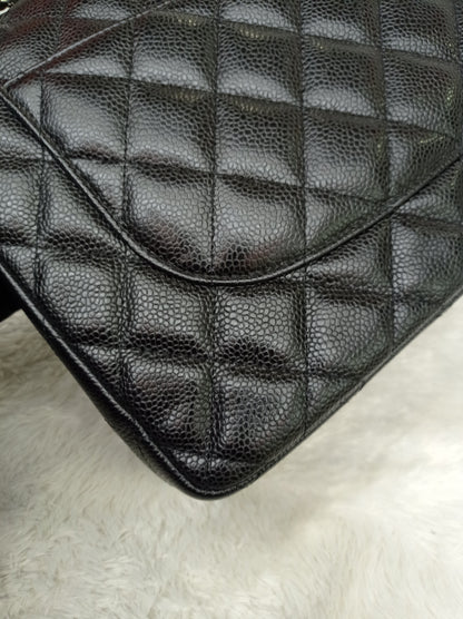 Chanel Jumbo Caviar Black SHW DF #26
