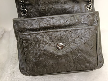 YsL Niki Medium Calfskin Grey RHW 2020