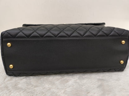 Chanel Coco Handle Large Caviar Black GHW #24