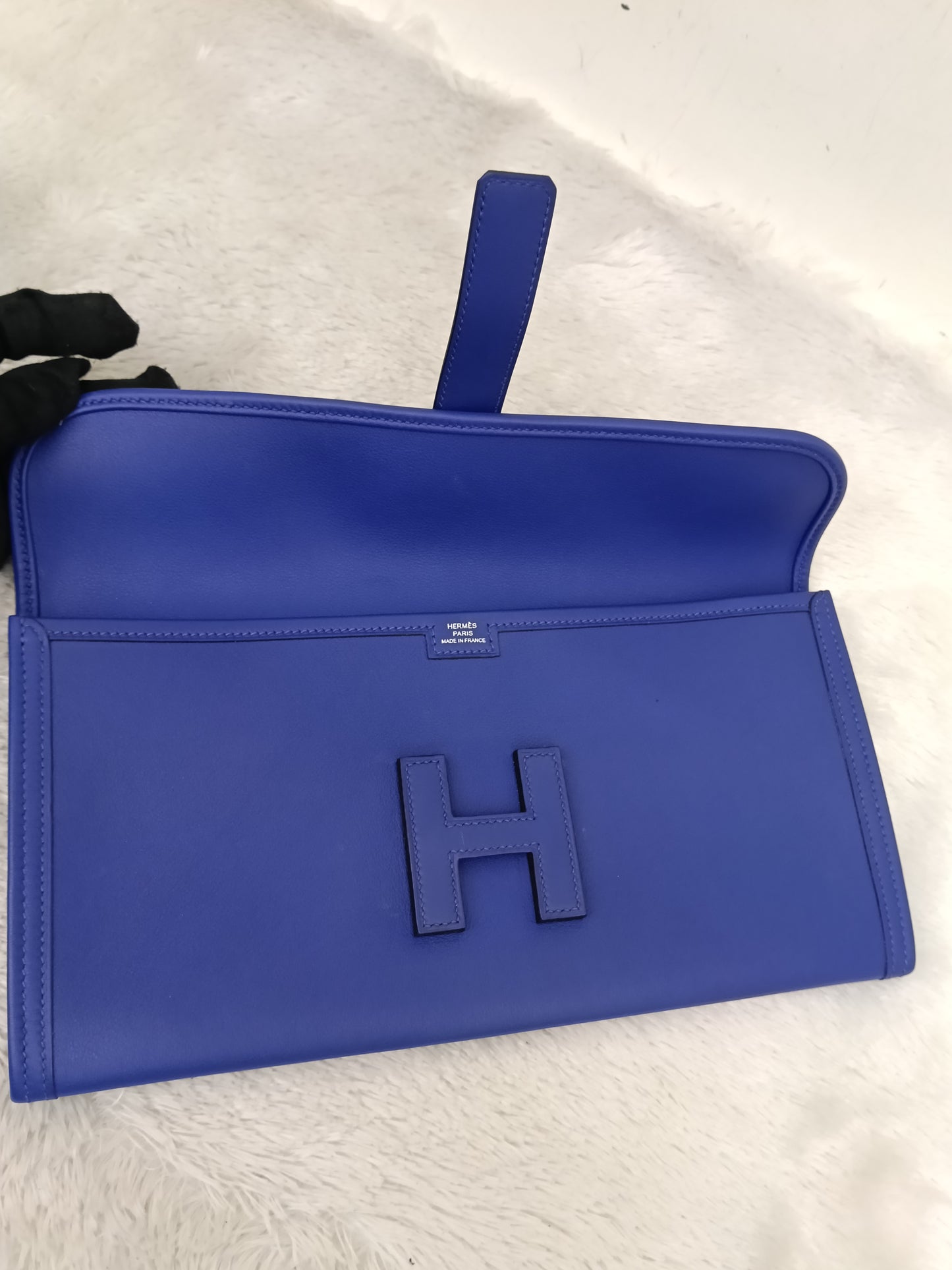 Hermes Jige Elan Swift Blue Electric #A