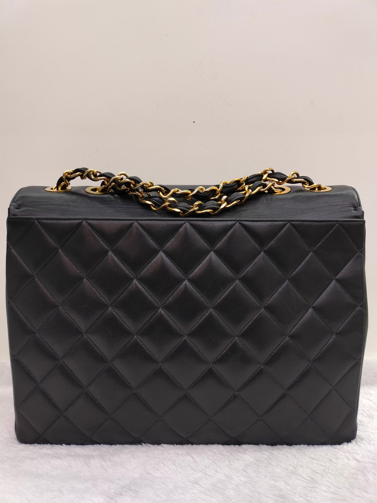 Chanel Maxi Lamb Vintage Black GHW SF #2
