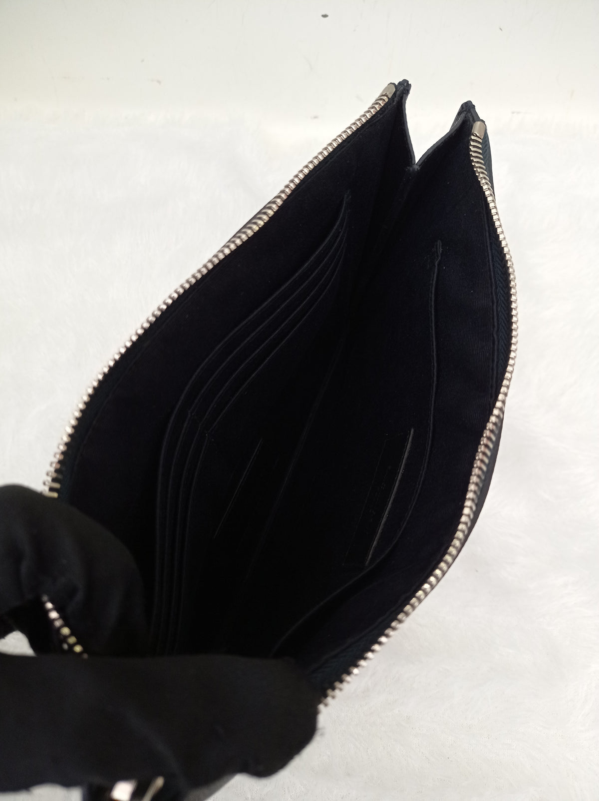 *Excellent Condition* YsL Ipad Mini Zip Pouch Small Grained Navy SHW 2017