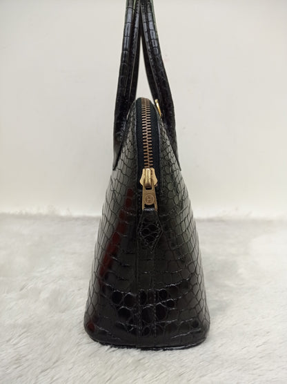 Bolide 27 Croco Porosus Black GHW #W circle