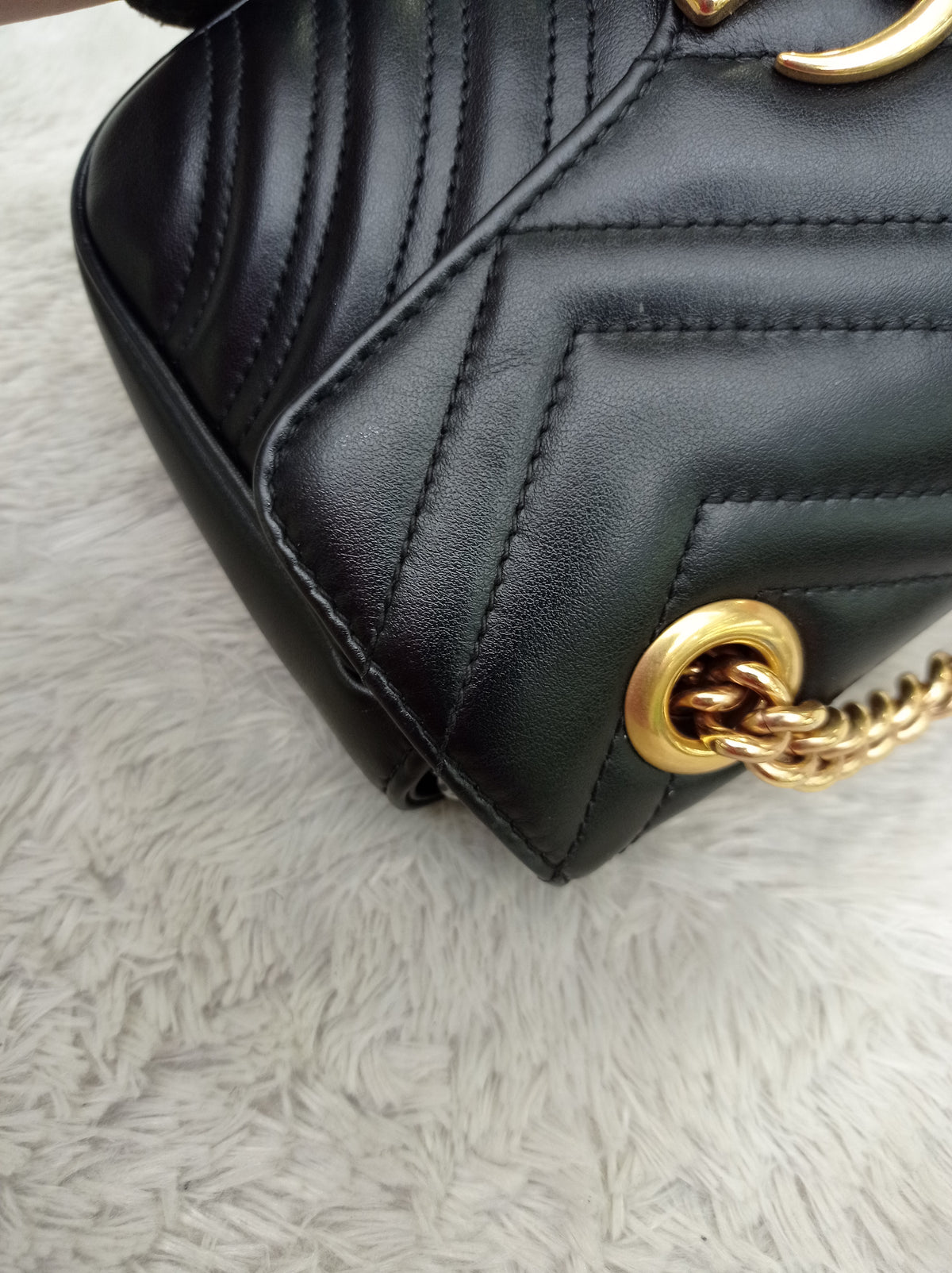 Gucci Marmont Mini Black GHW