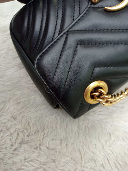Gucci Marmont Mini Black GHW