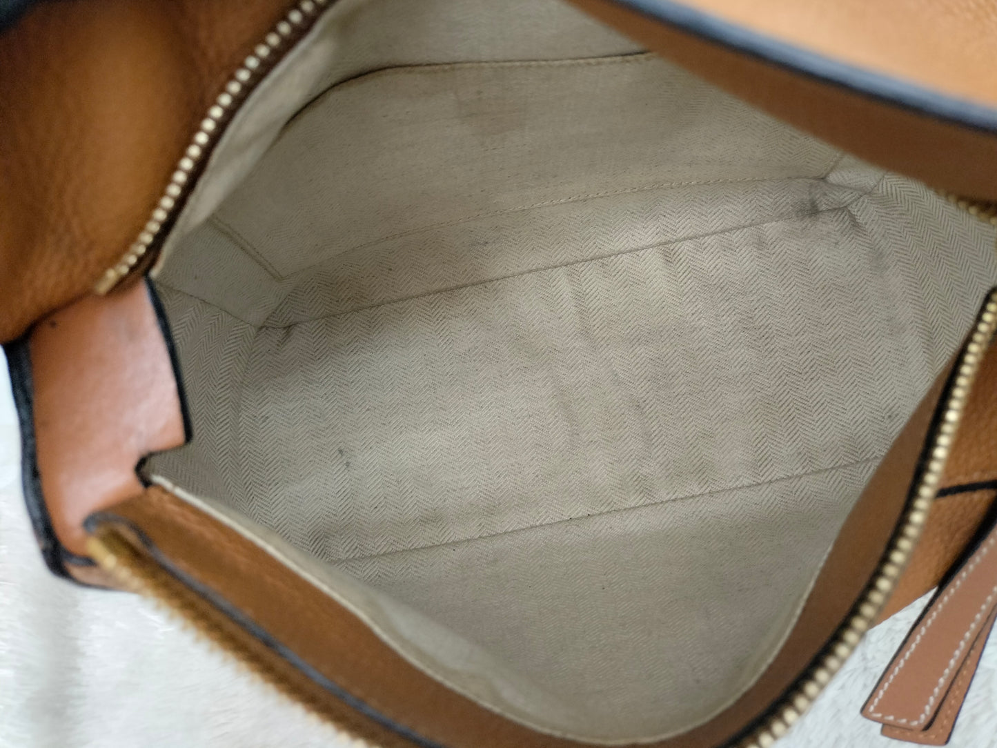 Loewe Puzzle Small Grained Tan GHW 2020