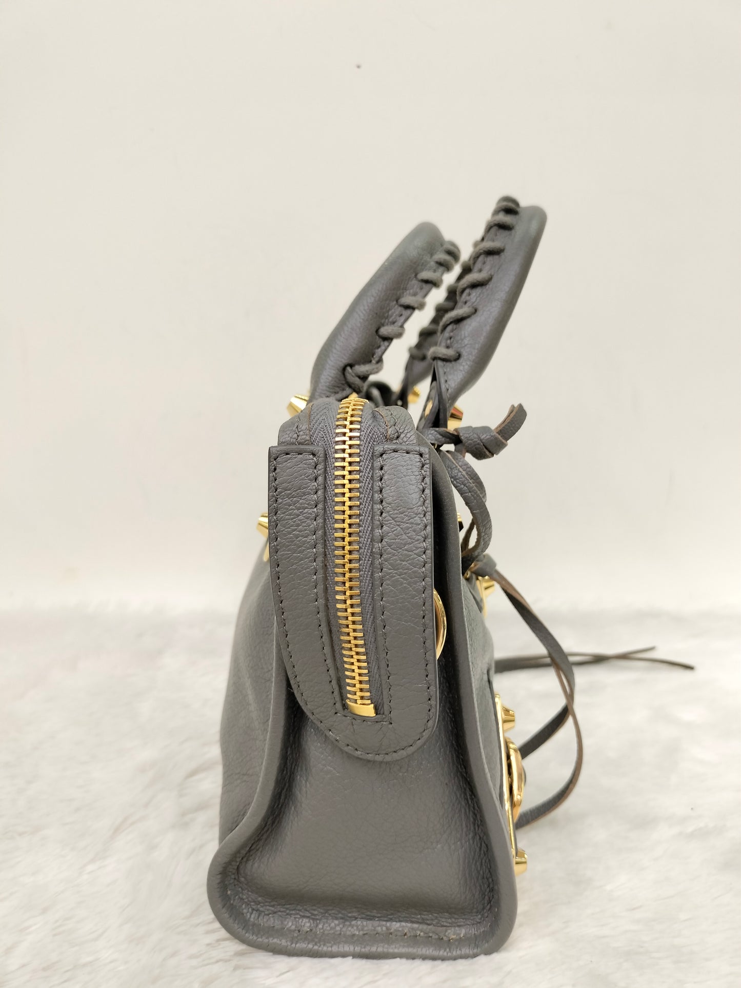 Balenciaga Mini City Edge Grey GHW 2017