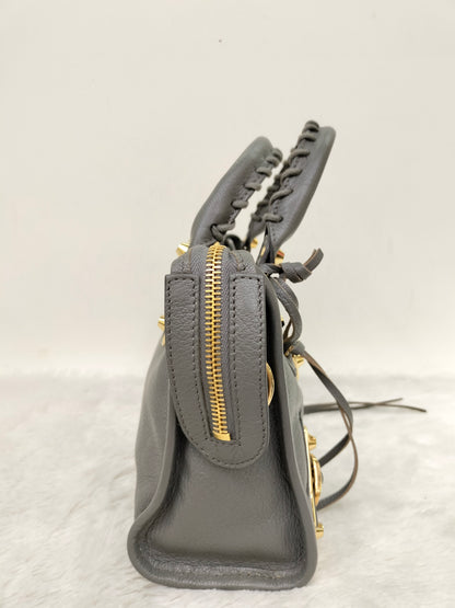 Balenciaga Mini City Edge Grey GHW 2017