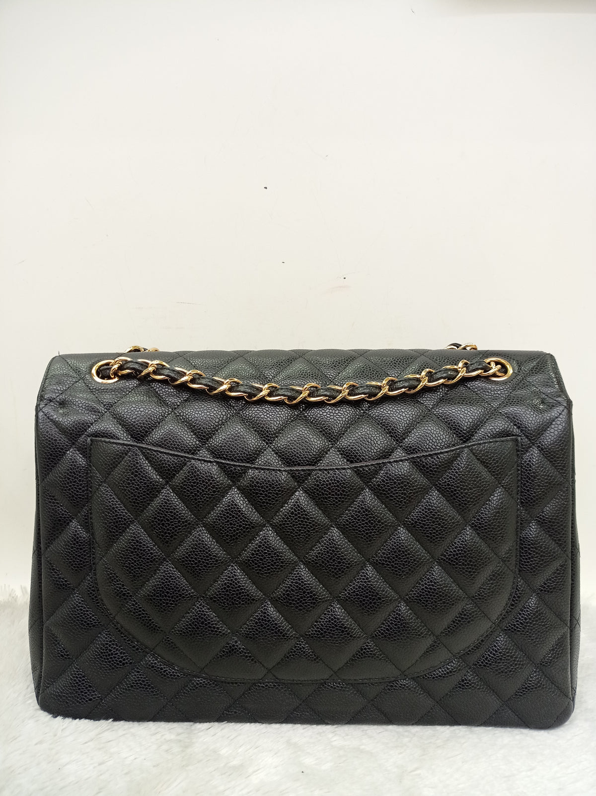 Chanel Maxi Caviar Black GHW DF #14