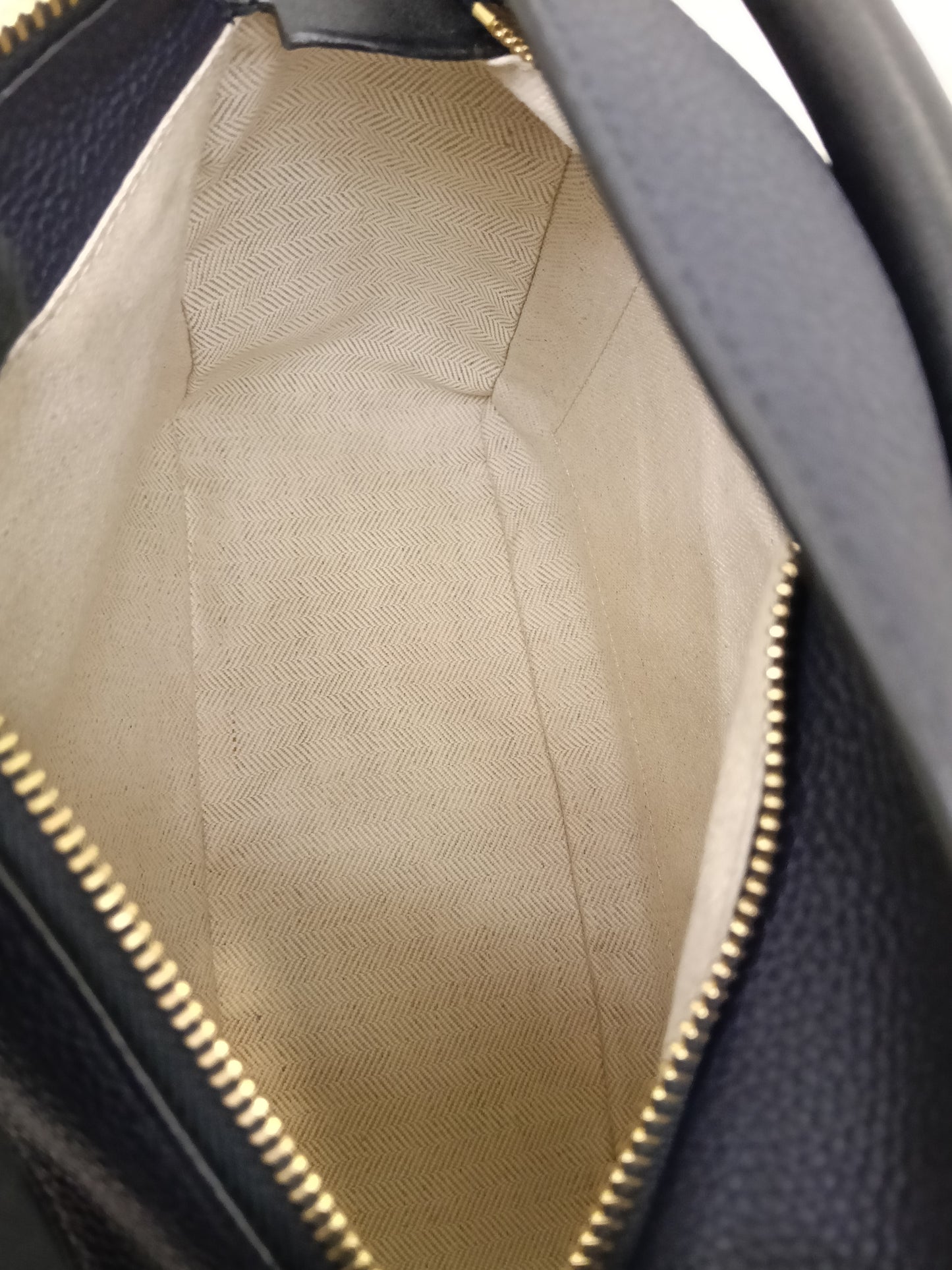 Loewe Puzzle Small Grained Midnight Blue Black GHW 2019
