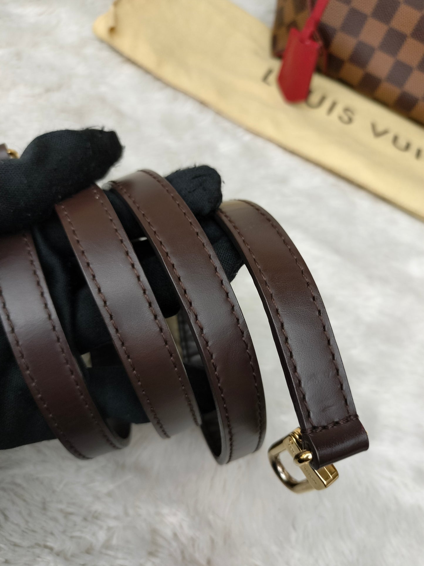 LV Caissa PM Damier Red