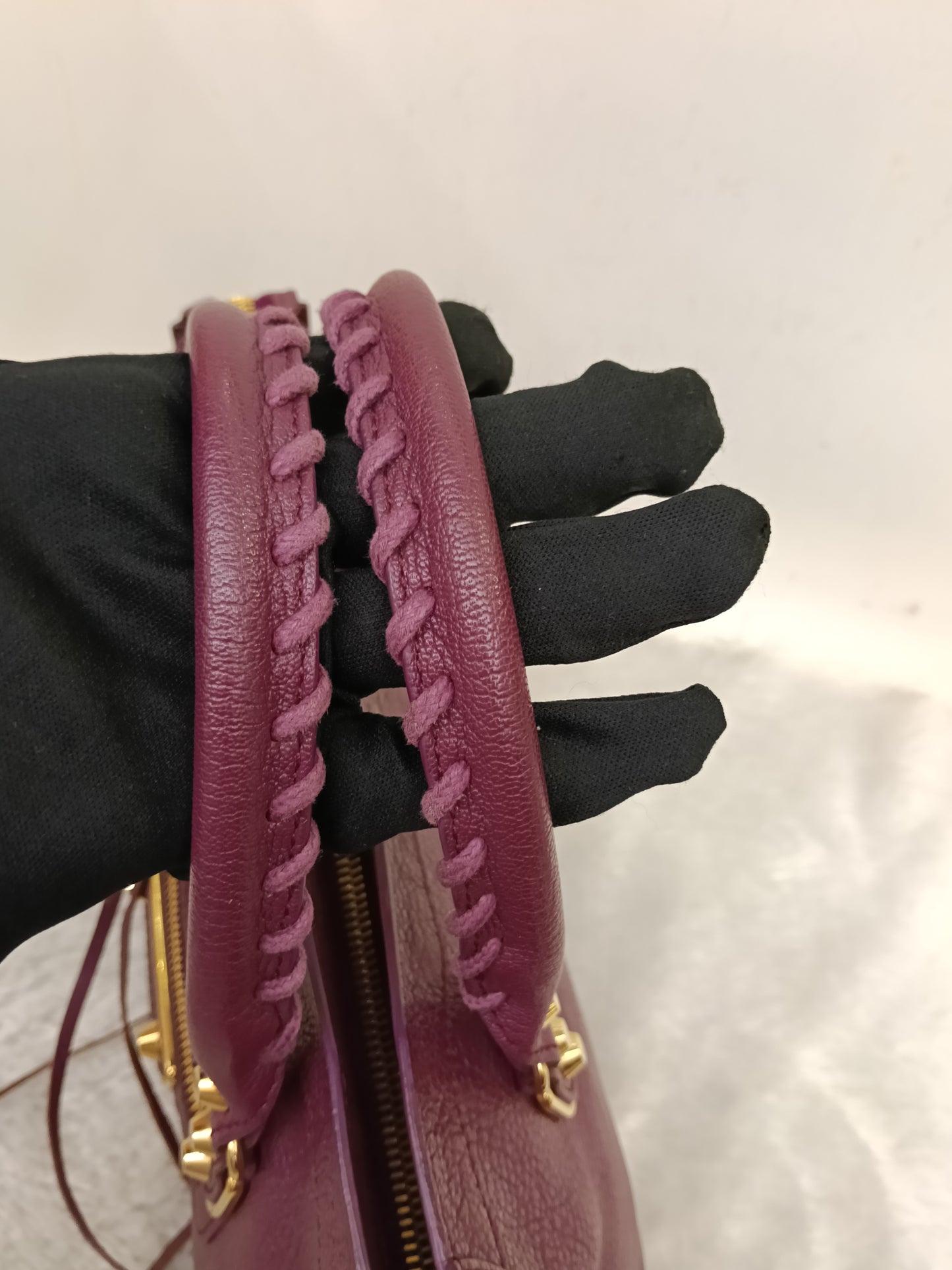 Balenciaga Small City Edge Prune GHW 2017