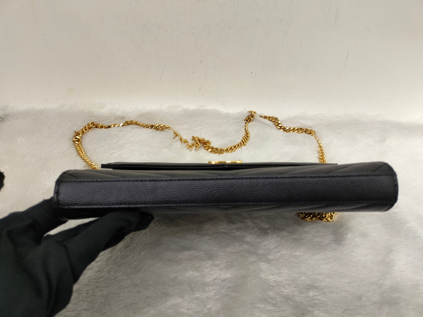 YsL WOC 22 Chevron Grained Black GHW 2021