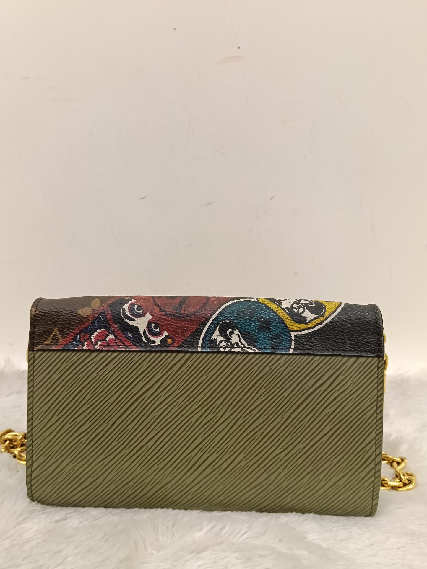 LV Twist Chain Wallet Monogram Kabuki 2017