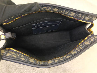 Dior Pouch Clutch Montaigne Oblique Navy GHW 2023