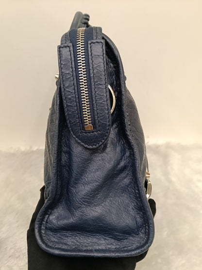 Balenciaga Small City Classic Blue Nuit SHW 2018