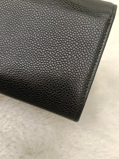 Chanel Timeless Continental Wallet Caviar Black SHW #16