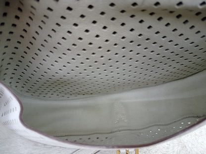 LV Saumur Perforated Limited Edition White Flore