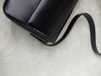Celine Triomphe Shoulder Calfskin Black GHW 2022