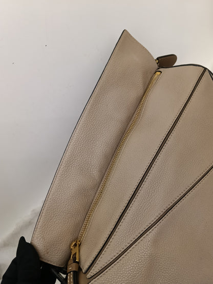 Loewe Puzzle Medium Grained Sand Mink GHW 2018