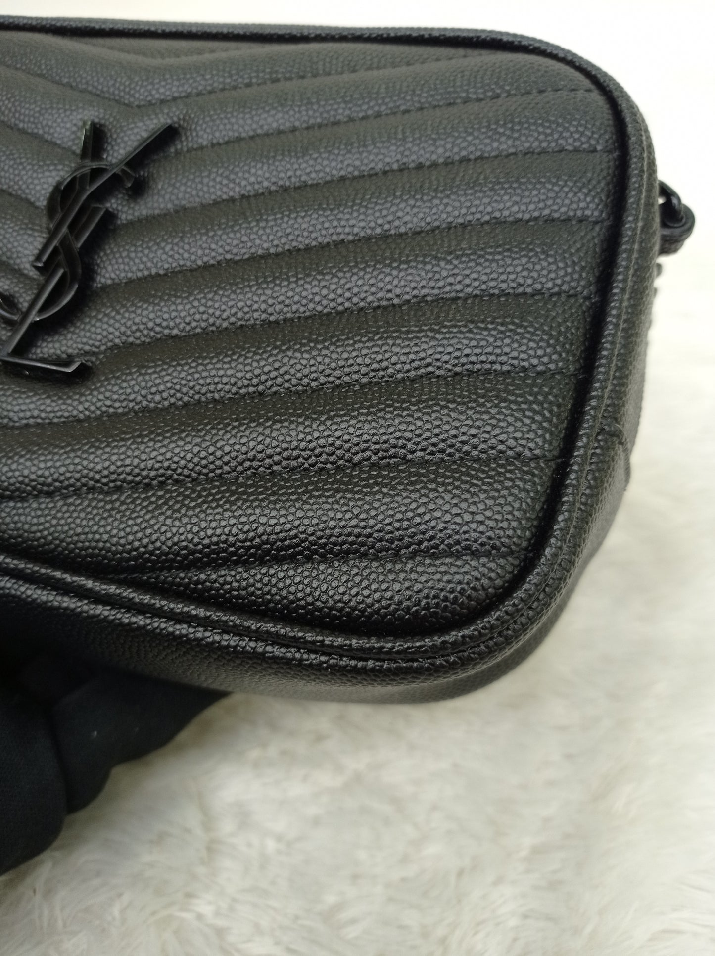 YsL Lou Mini Camera Grained All Black 2019