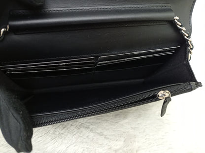 Chanel WOC Boy Patent Black SHW #20