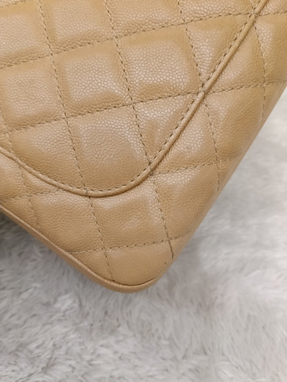Chanel Medium Urban Companion Flap Caviar Beige SHW #25