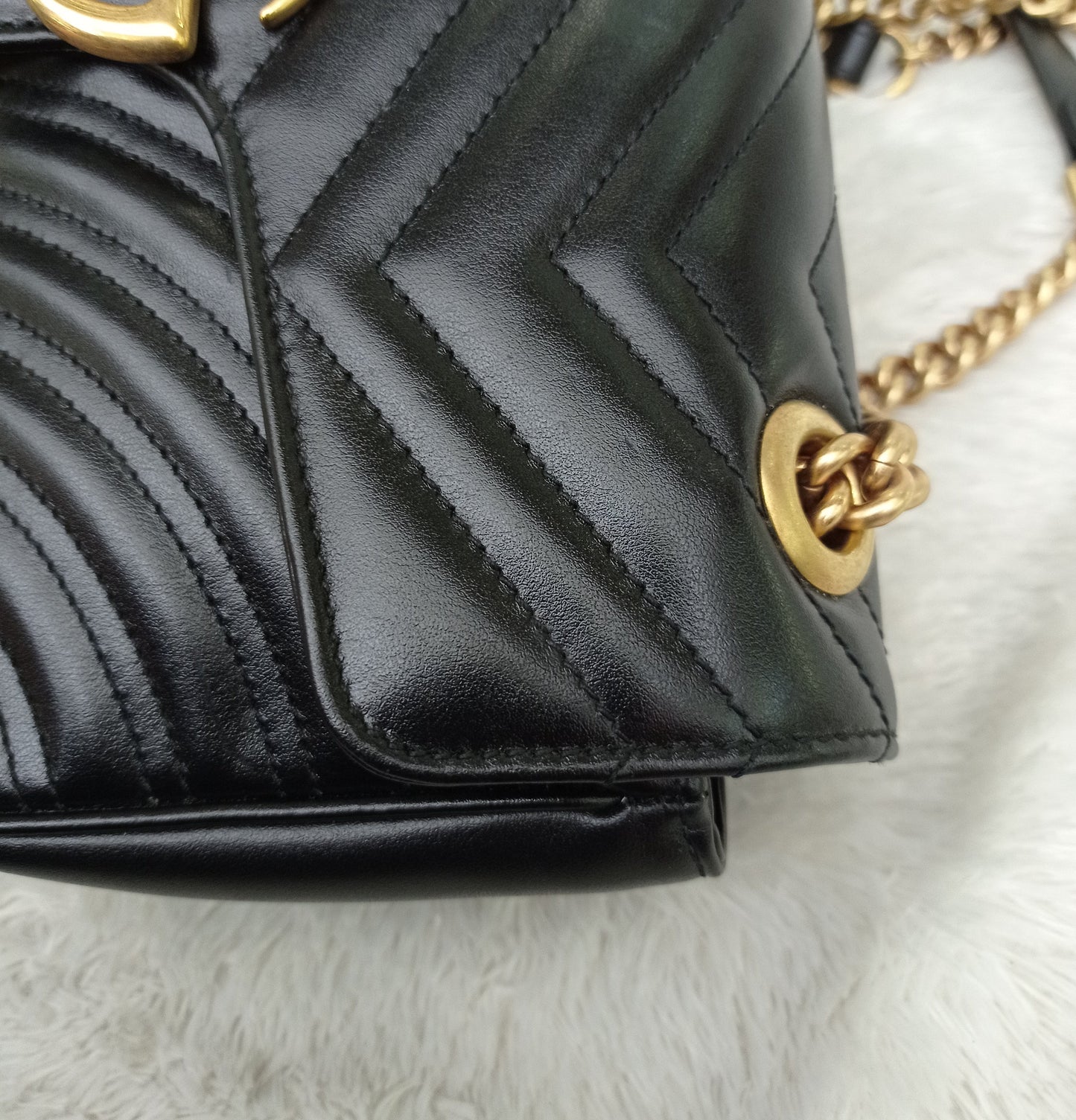 Gucci Marmont Small Black GHW