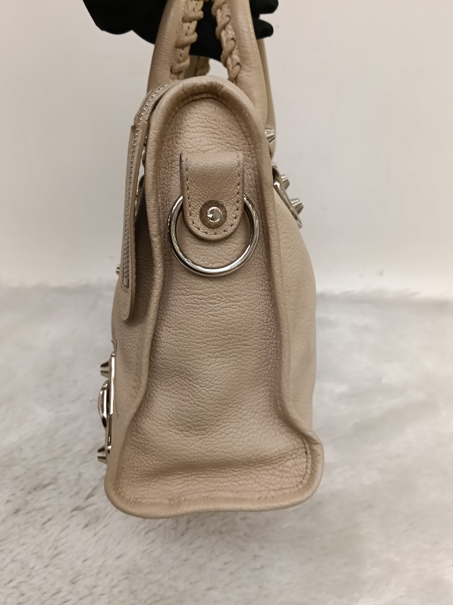 Balenciaga Small City Edge Beige SHW 2018