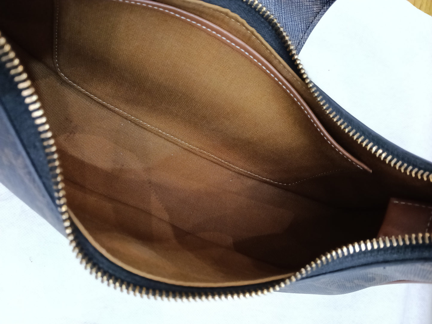 Celine Ava Triomphe Calfskin Tan GHW 2023