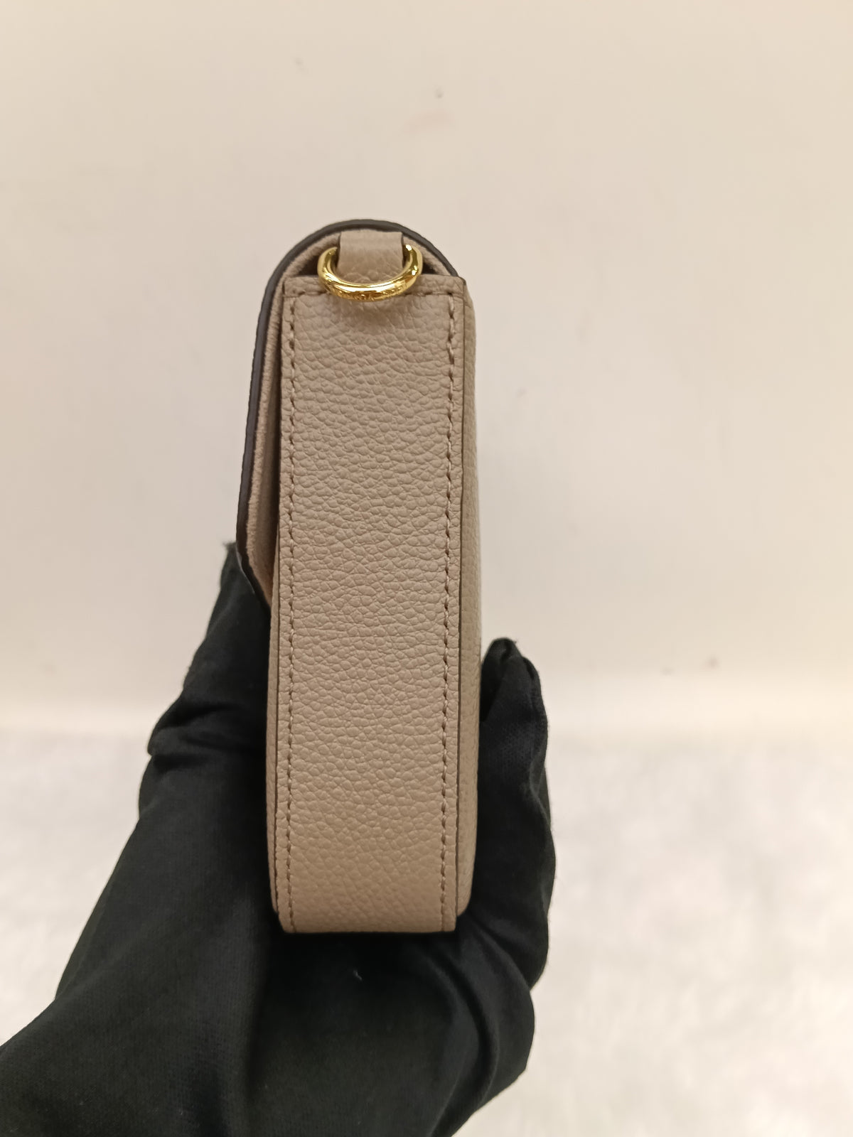 LV Felicie GM NV Monogram Empreinte Tourterelle Creme 2024 (CHIP)