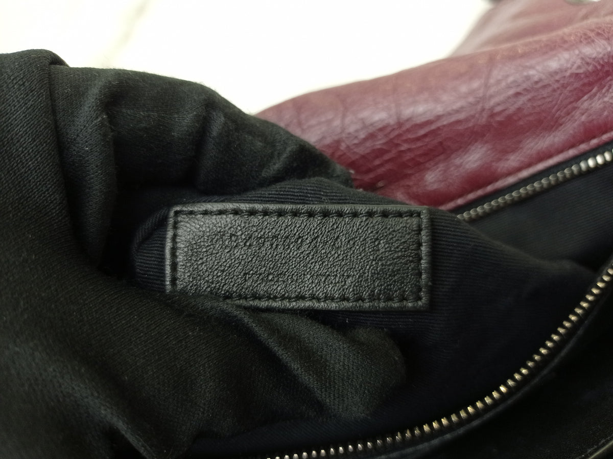 YsL Niki Medium Calfskin Burgundy RHW 2018