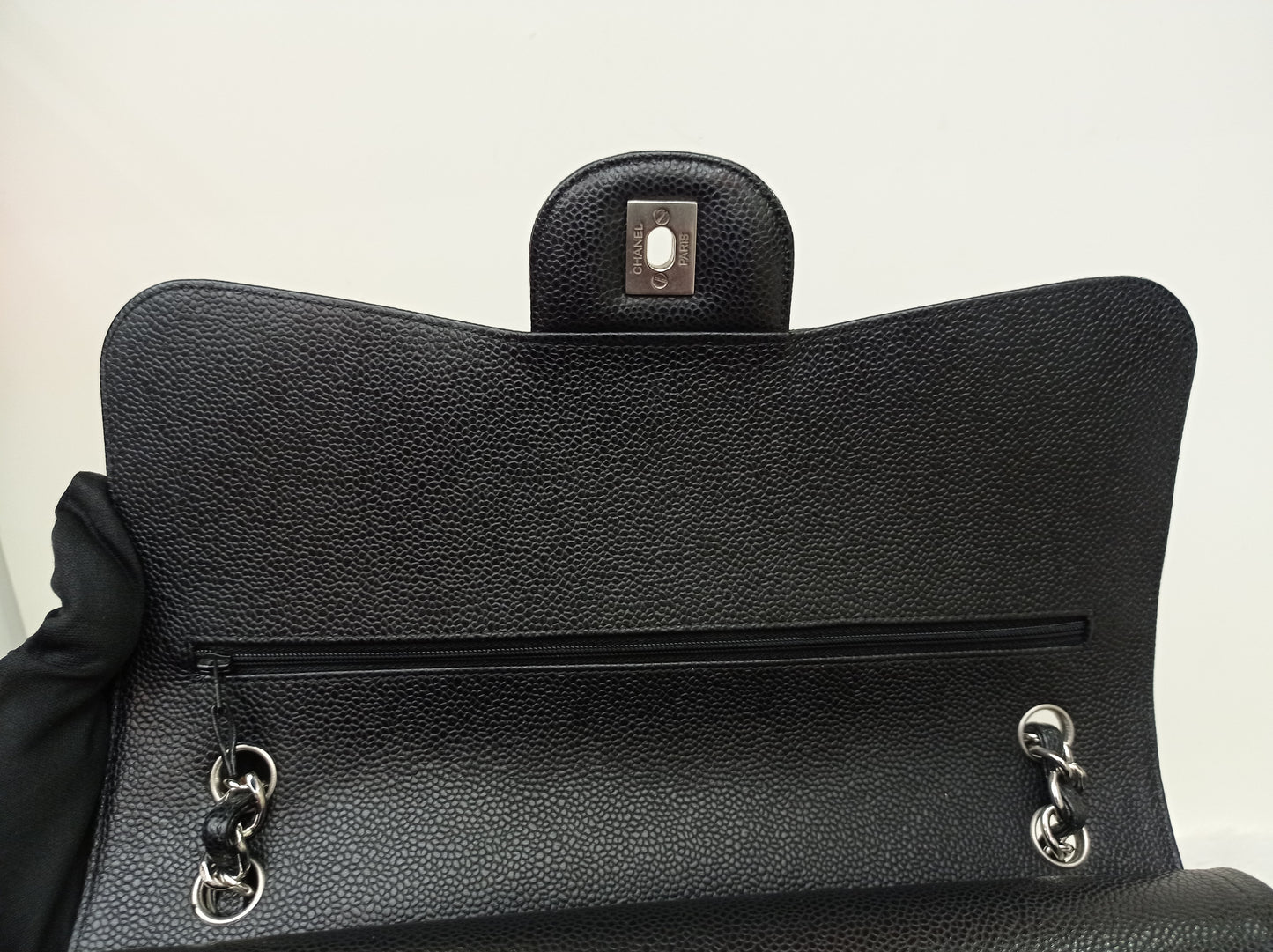 Chanel Jumbo Caviar Black SHW DF #26