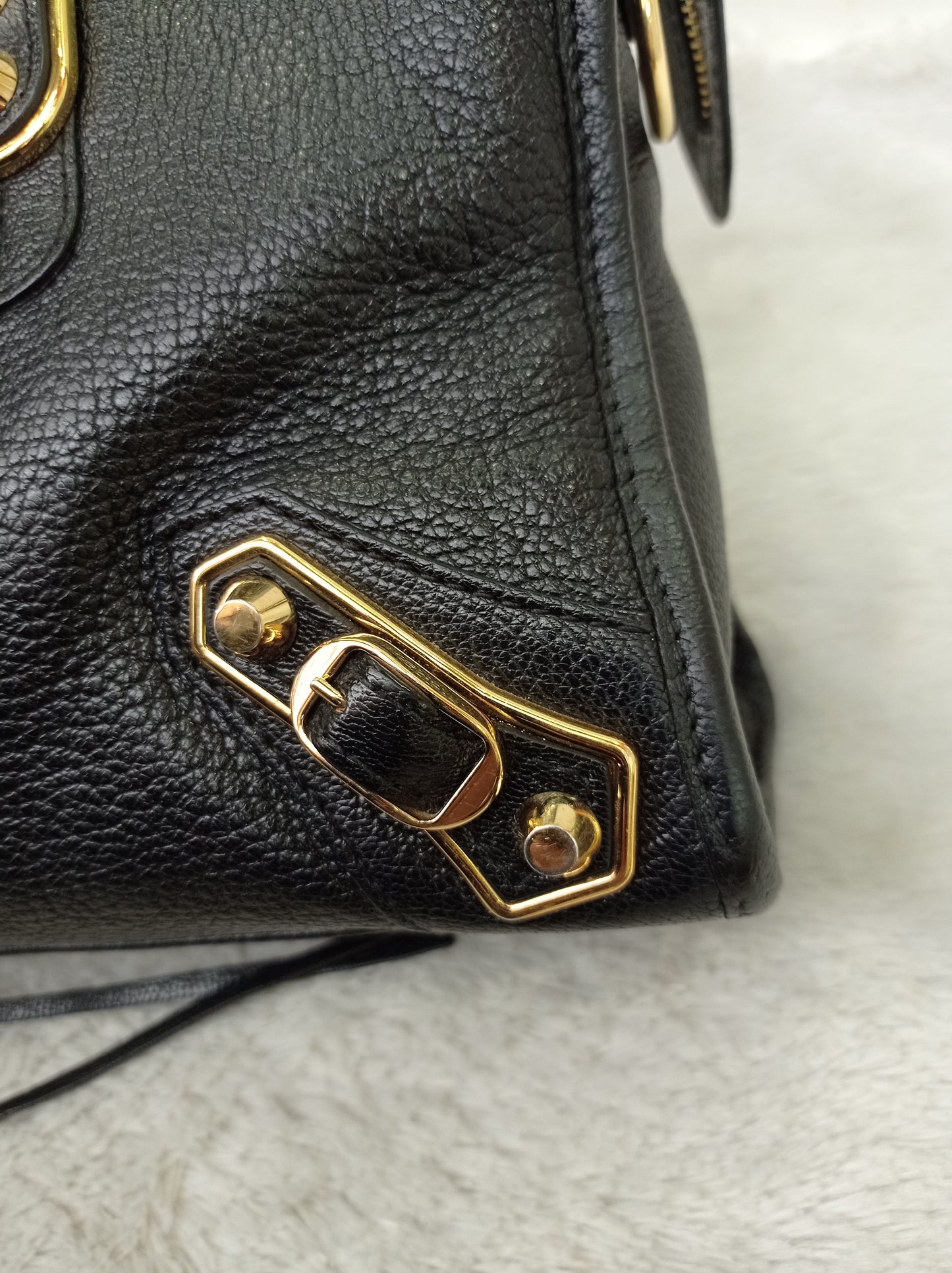 Balenciaga Small City Edge Black GHW 2020