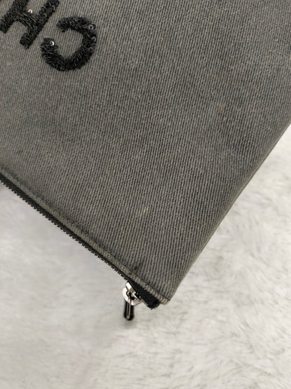 Chanel O'Case Deauville Sequin Grey SHW #23