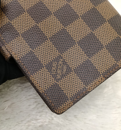 LV Agenda Cover Ring PM Damier